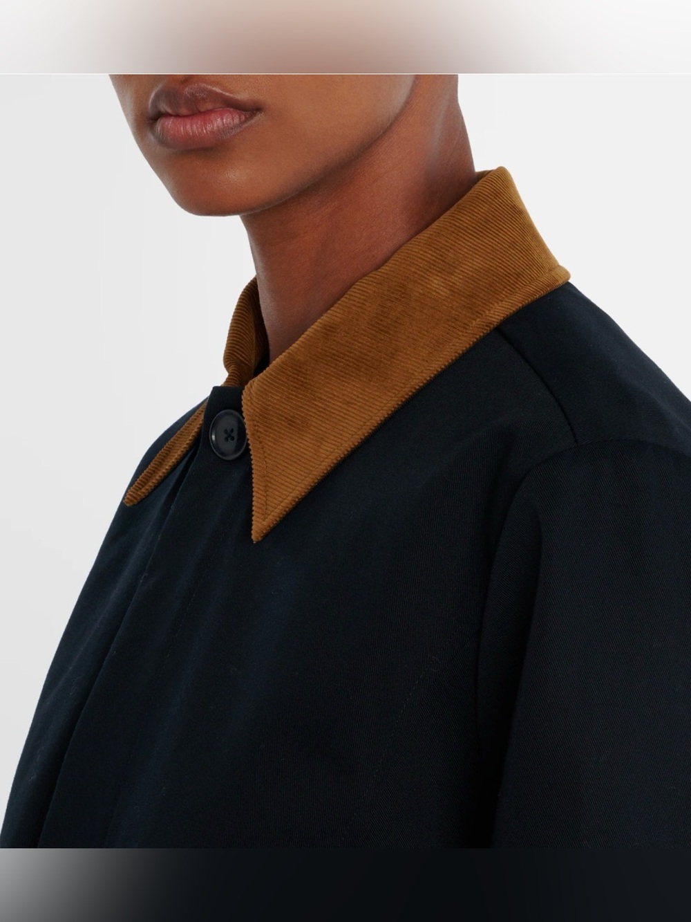 FRAME Corduroy Collar Crop Jacket - Picture 5 of 15